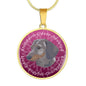 Blue And Tan Coat Dachshund Characteristics Berry Pink Necklace D20 - Dufauna - Topfauna