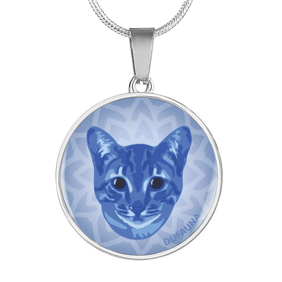 Blue Cat Necklace D1 - Dufauna - Topfauna