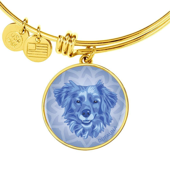 Blue Dog Bangle Bracelet D1 - Dufauna - Topfauna