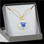 Blue/white Pugs Make Me Smile Necklace D19 - Dufauna - Topfauna