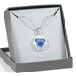 Blue/white Pugs Make Me Smile Necklace D19 - Dufauna - Topfauna