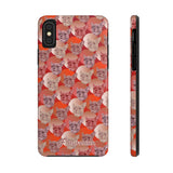 D23 Red French Bulldog iPhone Tough Case 11, 11Pro, 11Pro Max, X, XS, XR, XS MAX, 8, 7, 6 Impact Resistant