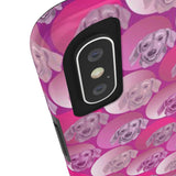 D23 Pink Dachshund iPhone Tough Case 11, 11Pro, 11Pro Max, X, XS, XR, XS MAX, 8, 7, 6 Impact Resistant