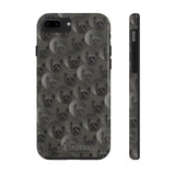 D23 Coal Grey Yorkie iPhone Tough Case 11, 11Pro, 11Pro Max, X, XS, XR, XS MAX, 8, 7, 6 Impact Resistant