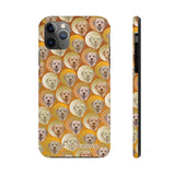 D23 Goldenbrown Labrador iPhone Tough Case 11, 11Pro, 11Pro Max, X, XS, XR, XS MAX, 8, 7, 6 Impact Resistant