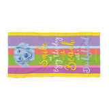 Dachshund Beach Towel Smile Brightly Colored 30 X 60 Or 36 X 72 - Dufauna - Topfauna