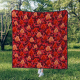 Red camo horse Polyester Quilt