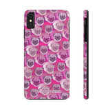 D23 Pink Pug iPhone Tough Case 11, 11Pro, 11Pro Max, X, XS, XR, XS MAX, 8, 7, 6 Impact Resistant