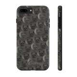 D23 Coal Grey Yorkie iPhone Tough Case 11, 11Pro, 11Pro Max, X, XS, XR, XS MAX, 8, 7, 6 Impact Resistant