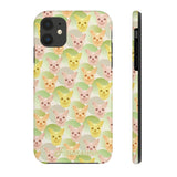 D23 Spring Colors Chihuahua iPhone Tough Case 11, 11Pro, 11Pro Max, X, XS, XR, XS MAX, 8, 7, 6 Impact Resistant