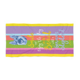 German Shepherd Beach Towel Smile Brightly Colored 30 X 60 Or 36 X 72 - Dufauna - Topfauna