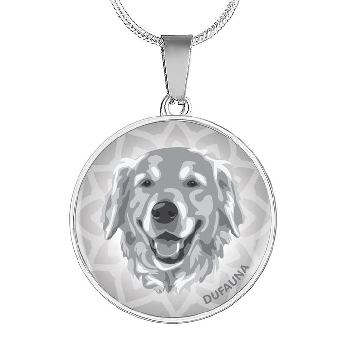 Grey Golden Retriever Necklace D1 - Dufauna - Topfauna