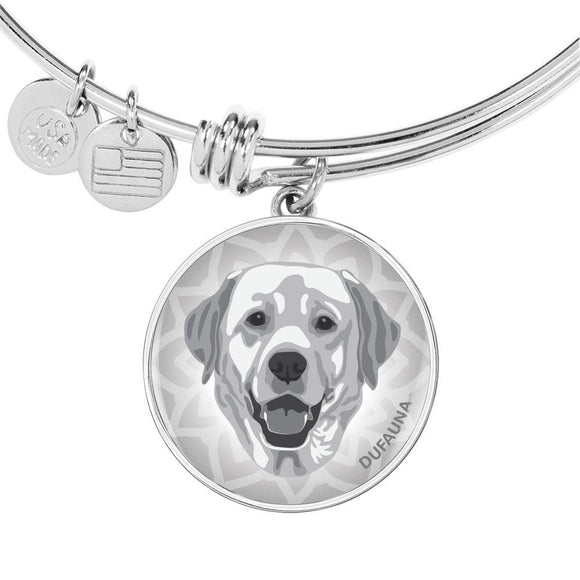 Grey Labrador Bangle Bracelet D1 - Dufauna - Topfauna