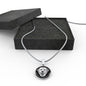 Grey/black Labradors Make Me Smile Necklace D19 - Dufauna - Topfauna