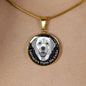 Grey/black Labradors Make Me Smile Necklace D19 - Dufauna - Topfauna