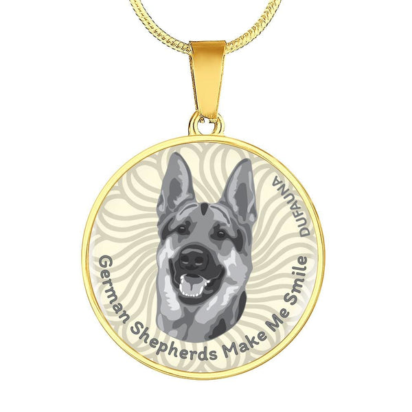 Porcelain GERMAN SHEPHERD DOG CAMEO Locket Pendant Necklace for Christmas  Gift | eBay