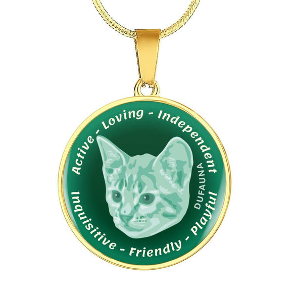 Mint Cat Characteristics Necklace D20 - Dufauna - Topfauna