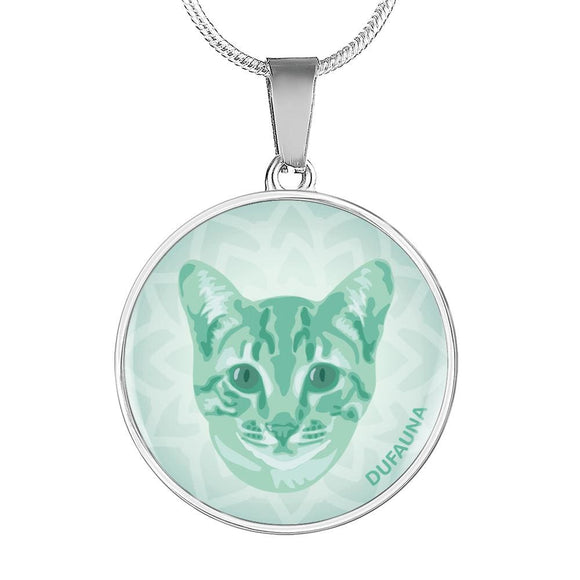 Mint Cat Necklace D1 - Dufauna - Topfauna