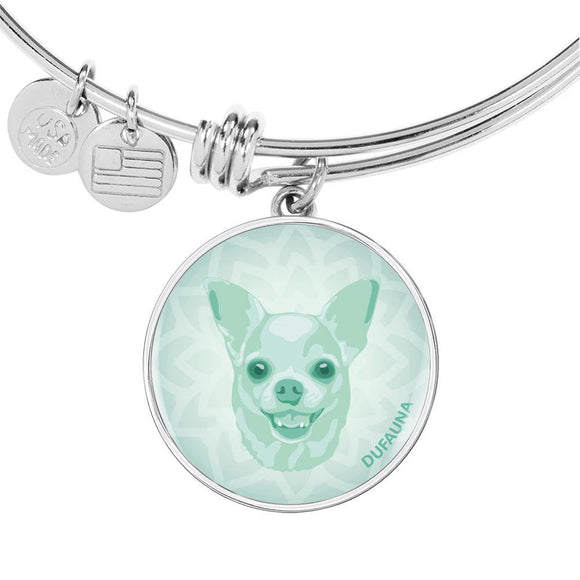 Mint Chihuahua Bangle Bracelet D1 - Dufauna - Topfauna