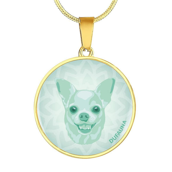 Mint Chihuahua Necklace D1 - Dufauna - Topfauna