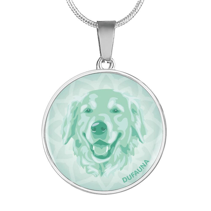 Mint Golden Retriever Necklace D1 - Dufauna - Topfauna