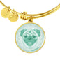 Mint Pug Bangle Bracelet D1 - Dufauna - Topfauna