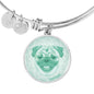 Mint Pug Bangle Bracelet D1 - Dufauna - Topfauna