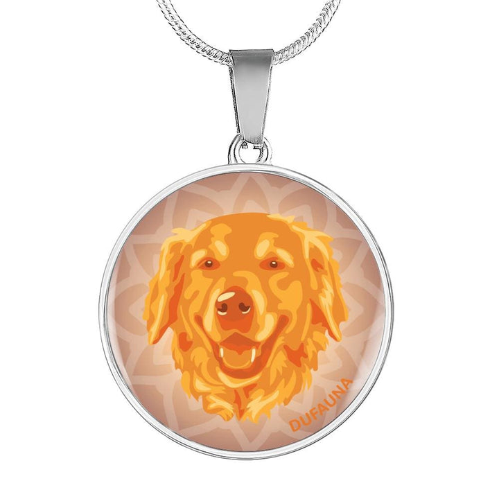 Orange Golden Retriever Necklace D1 - Dufauna - Topfauna