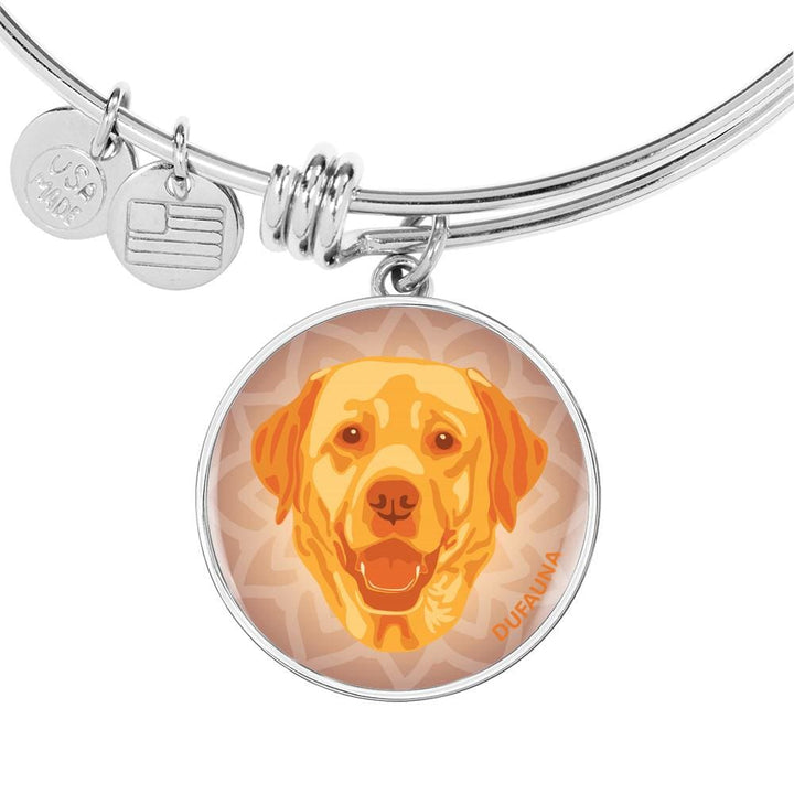 Orange Labrador Bangle Bracelet D1 - Dufauna - Topfauna