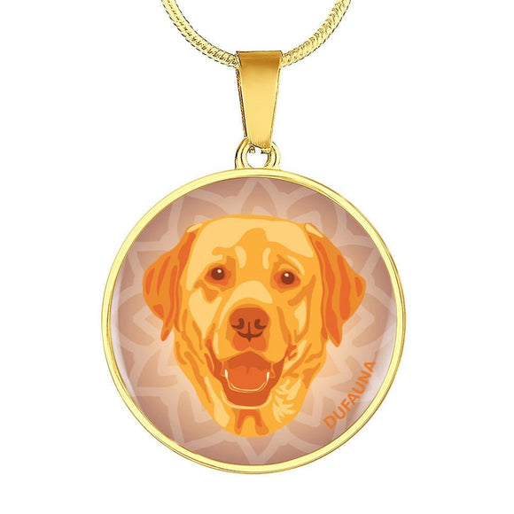 Orange Labrador Necklace D1 - Dufauna - Topfauna
