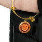 Orange Pug Characteristics Bangle Bracelet D20 - Dufauna - Topfauna