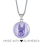 Purple German Shepherd Necklace D1 - Dufauna - Topfauna