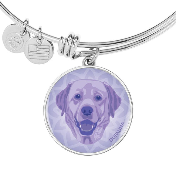 Purple Labrador Bangle Bracelet D1 - Dufauna - Topfauna