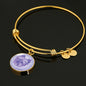 Purple Yorkie Bangle Bracelet D1 - Dufauna - Topfauna