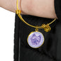 Purple Yorkie Bangle Bracelet D1 - Dufauna - Topfauna