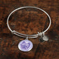 Purple Yorkie Bangle Bracelet D1 - Dufauna - Topfauna
