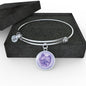 Purple Yorkie Bangle Bracelet D1 - Dufauna - Topfauna