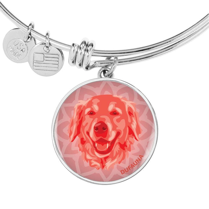 Red Golden Retriever Bangle Bracelet D1 - Dufauna - Topfauna