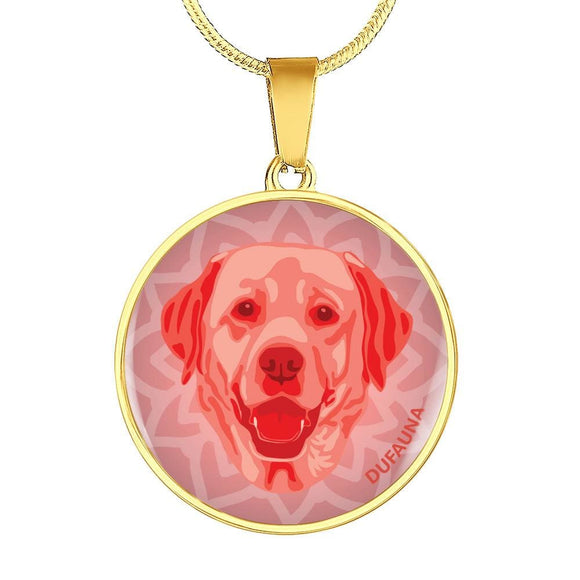 Red Labrador Necklace D1 - Dufauna - Topfauna