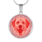 Red Labrador Necklace D1 - Dufauna - Topfauna