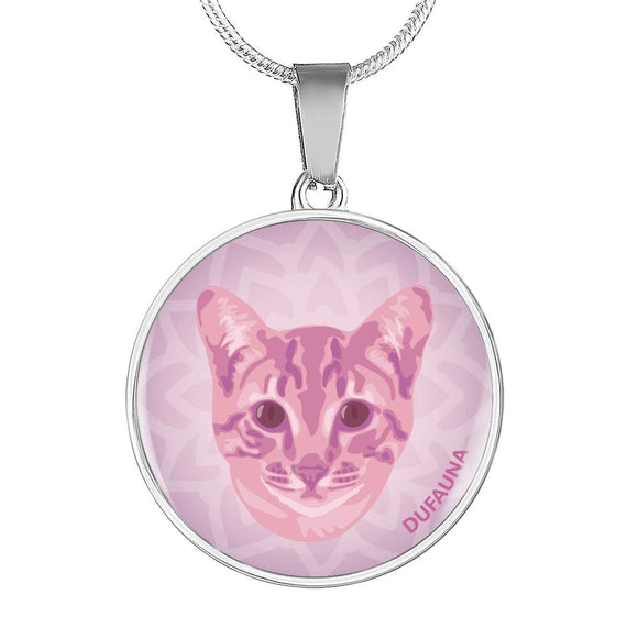 Soft Pink Cat Necklace D1 - Dufauna - Topfauna