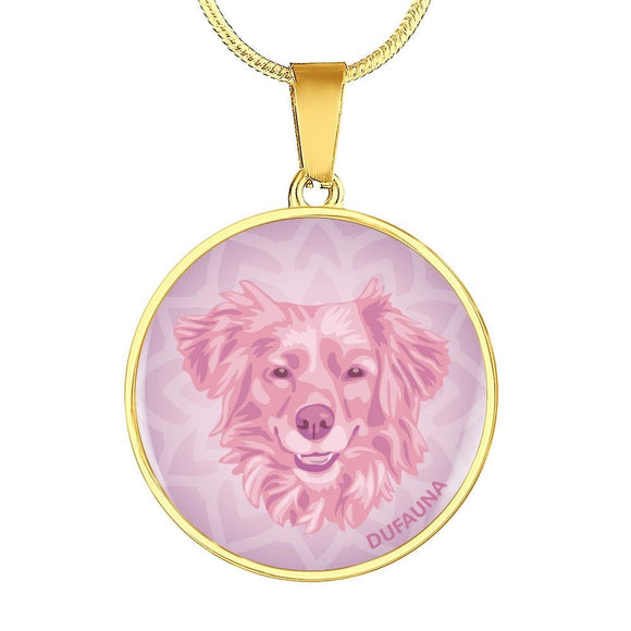 Soft Pink Dog Necklace D1 - Dufauna - Topfauna