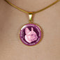 Soft Pink French Bulldog Characteristics Necklace D20 - Dufauna - Topfauna
