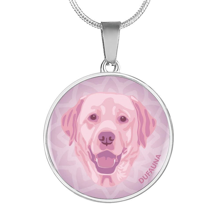 Soft Pink Labrador Necklace D1 - Dufauna - Topfauna