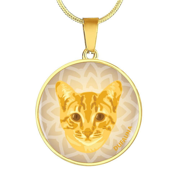 Yellow Cat Necklace D1 - Dufauna - Topfauna