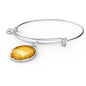 Yellow Corgi Silhouette Bangle Bracelet D18 - Dufauna - Topfauna