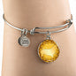 Yellow Corgi Silhouette Bangle Bracelet D18 - Dufauna - Topfauna