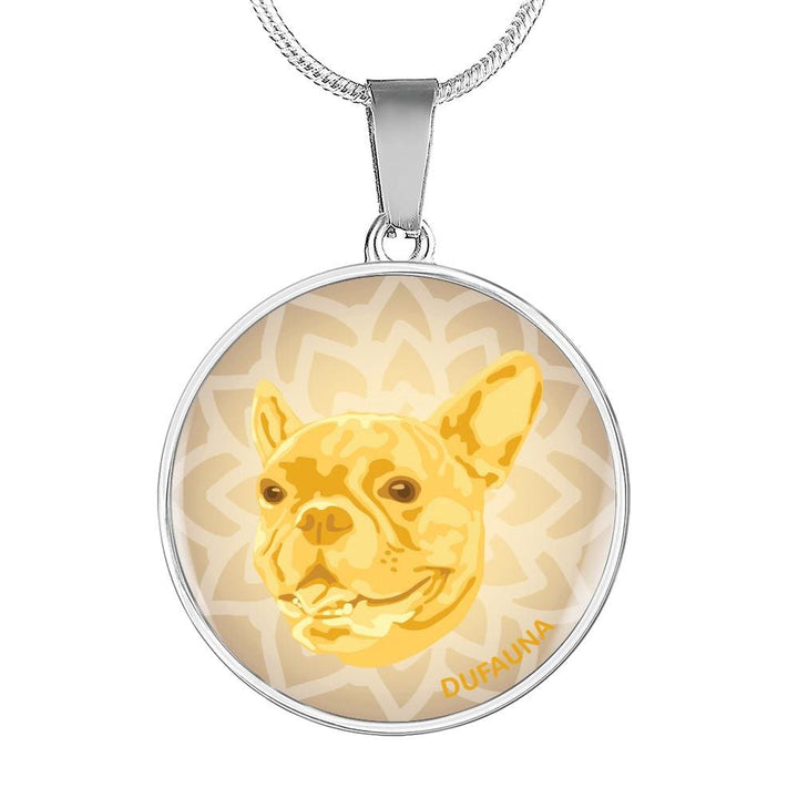 Yellow French Bulldog Necklace D1 - Dufauna - Topfauna