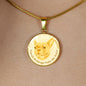 Yellow/white French Bulldogs Make Me Smile Necklace D19 - Dufauna - Topfauna