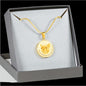 Yellow/white French Bulldogs Make Me Smile Necklace D19 - Dufauna - Topfauna